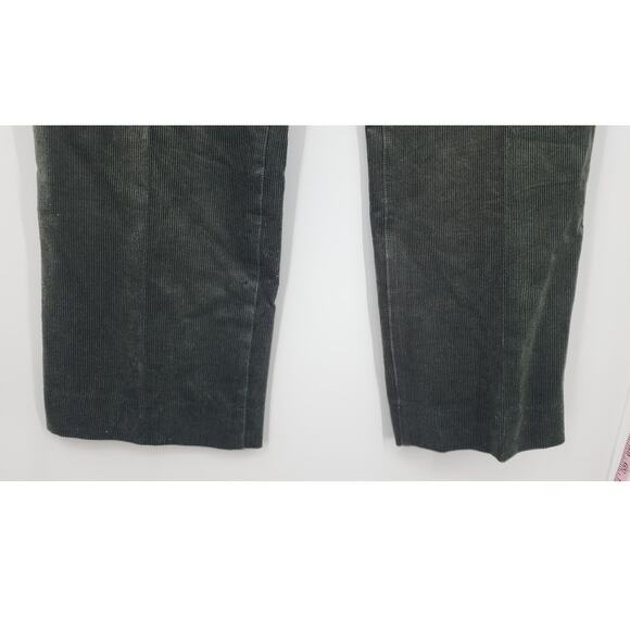 New NWT Gap Green Corduroy Wide Leg Pants Size 14 - Picture 4 of 9